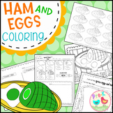 Green Eggs and Ham Coloring