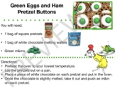 Green Eggs and Ham Pretzel Buttons  - Dr. Seuss - Visual Recipe