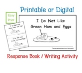 Green Eggs Response Book:  Printable Digital Writing Activ