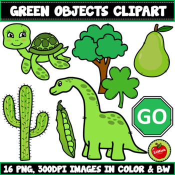 green objects