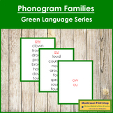 Green: Phonogram Families - Montessori Phonics