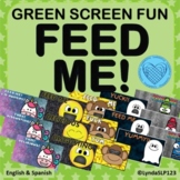 Green Screen Fun: FEED ME!  open-ended activity English & Spanish