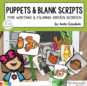 Preview of Green Screen Puppet and Blank Scripts for Green Screen Projects and Activities