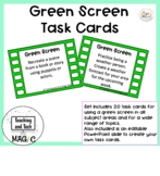Green Screen Task Cards