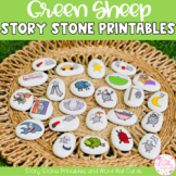 Green Sheep | Story Stones Printables and Word Wall