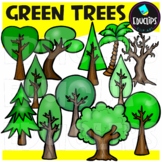 Green Trees Clip Art Set {Educlips Clipart}
