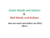 Green Words and Red Words