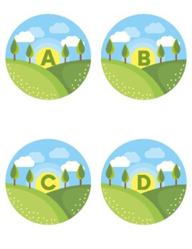 Preview of Green World Alphabet and Numbers