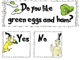 Green eggs & Ham Answer Cards