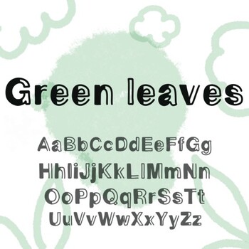 Preview of Green leaves