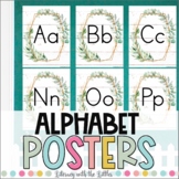 Greenery and Shiplap Alphabet Posters