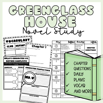 Preview of Greenglass House | Novel Study | Printable | Digital