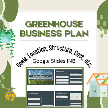 Preview of Greenhouse Business Plan - Horticulture