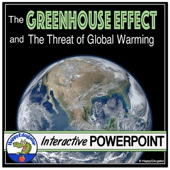 Preview of Greenhouse Effect and Climate Change PowerPoint - Earth Day