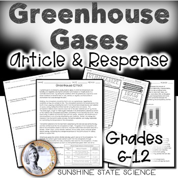 Preview of Greenhouse Gases Article and Response