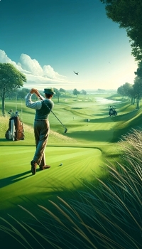 Preview of Greens and Fairways: Golf Poster