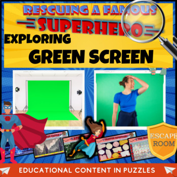 Preview of Greenscreen STEM Escape Room