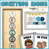 Greeting Signs | Editable | Ocean Classroom Theme