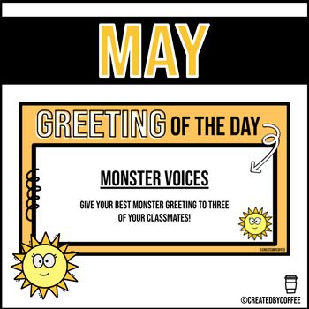 Preview of Greeting of the Day (May)