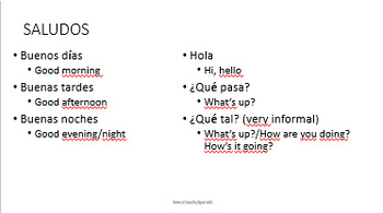 Greetings, Introductions, and Goodbyes Vocab PowerPoint Presentation