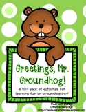 Greetings, Mr. Groundhog- a Groundhog Day mini-pack