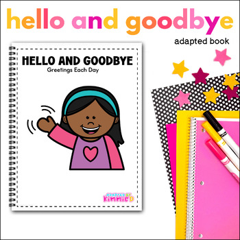 Preview of Greetings Social Story: Adapted Book for Special Education Social Skills