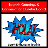 Greetings and Conversation Bulletin Board in Spanish