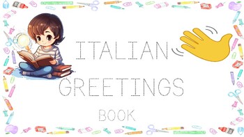 Preview of Greetings booklet- Italian