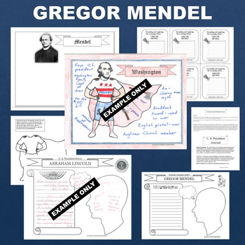Preview of Gregor Mendel Father of Genetics SUPERHERO Activity