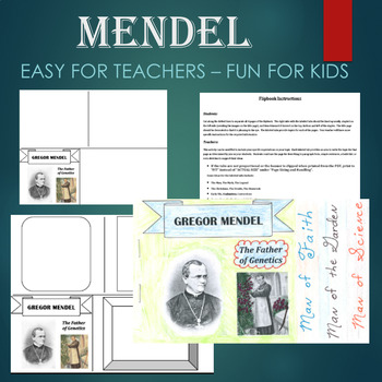 Preview of Gregor Mendel Flipbook