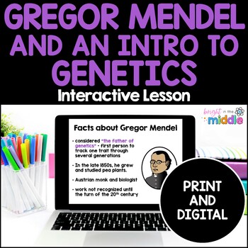 Preview of Gregor Mendel and an Introduction to Genetics
