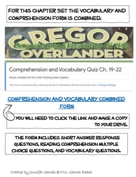 Gregor the Overlander Ch. 19-22 by Mrs Gambs Reads | TpT
