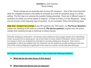 grendel analysis essay