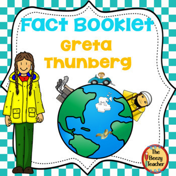 Preview of Greta Thunberg Fact Booklet | Nonfiction | Comprehension | Craft