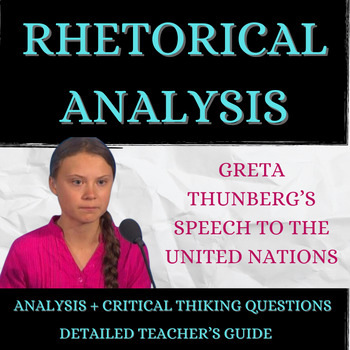 Preview of Rhetorical Appeals in Modern Speeches | Greta Thunberg's Climate Change Analysis