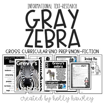 Preview of Grevy's Zebra-A Research Project