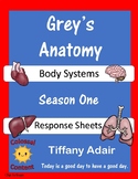 Grey's Anatomy Season 1 Response Sheets