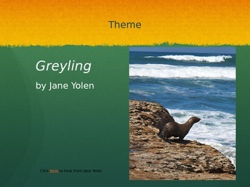 Preview of Greyling By Jane Yolen Short Story Lesson