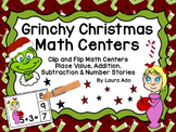 Grinchy Christmas Place Value, Addition/Subtraction Clip &