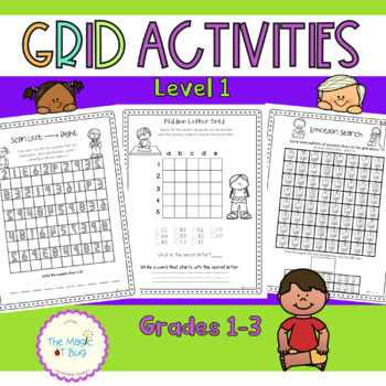 Preview of Grid Activities Level 1 - Occupational therapy, visual perception