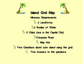 Preview of Grid Art Island Maps