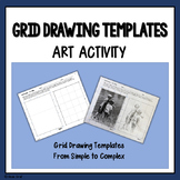 Grid Drawing Art Activity - Blank Grid Templates