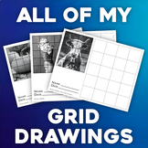 Grid Drawing Bundle - No Prep Art Project