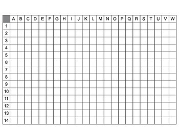 simple grids for kindergartners