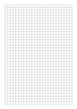 Preview of Grid Paper 7.5mm Black, Blue and Red