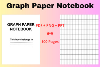 Preview of Grid Paper Notebook, Grid Paper for Math and Science Students,( 100 Pages, 8.5 x