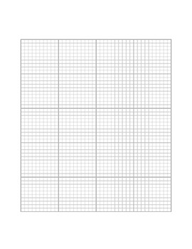 Grid Paper for Multiplication with the Area Model by Michael Raney