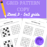 Grid Pattern Copy - level 3, 5x5 grids