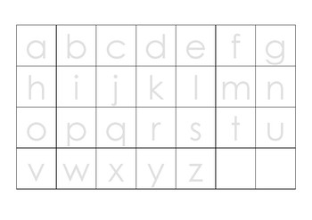 alphabet grid teaching resources teachers pay teachers