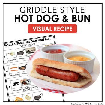 Preview of Griddle Style Hot Dog and Bun Visual Recipe